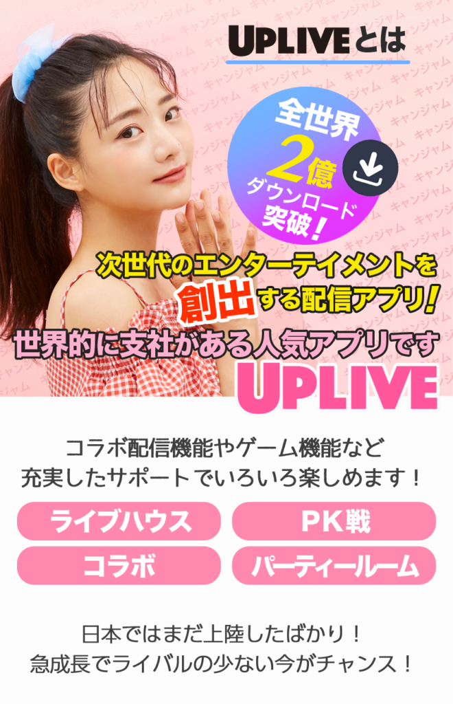 アップライブってどんなアプリ?